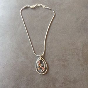 Brighton Monte Carlo Teardop Necklace. NWOT